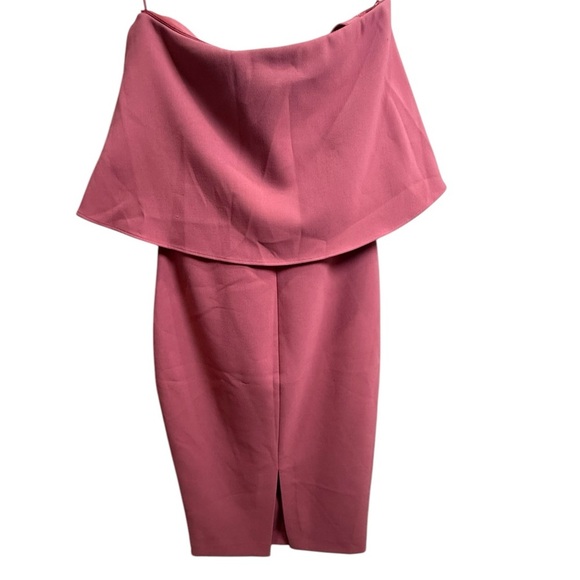 Likely “Driggs” Strapless Ruffle Midi Dress – NWT, Size 0, Rose Mauve Pink - Picture 4 of 6